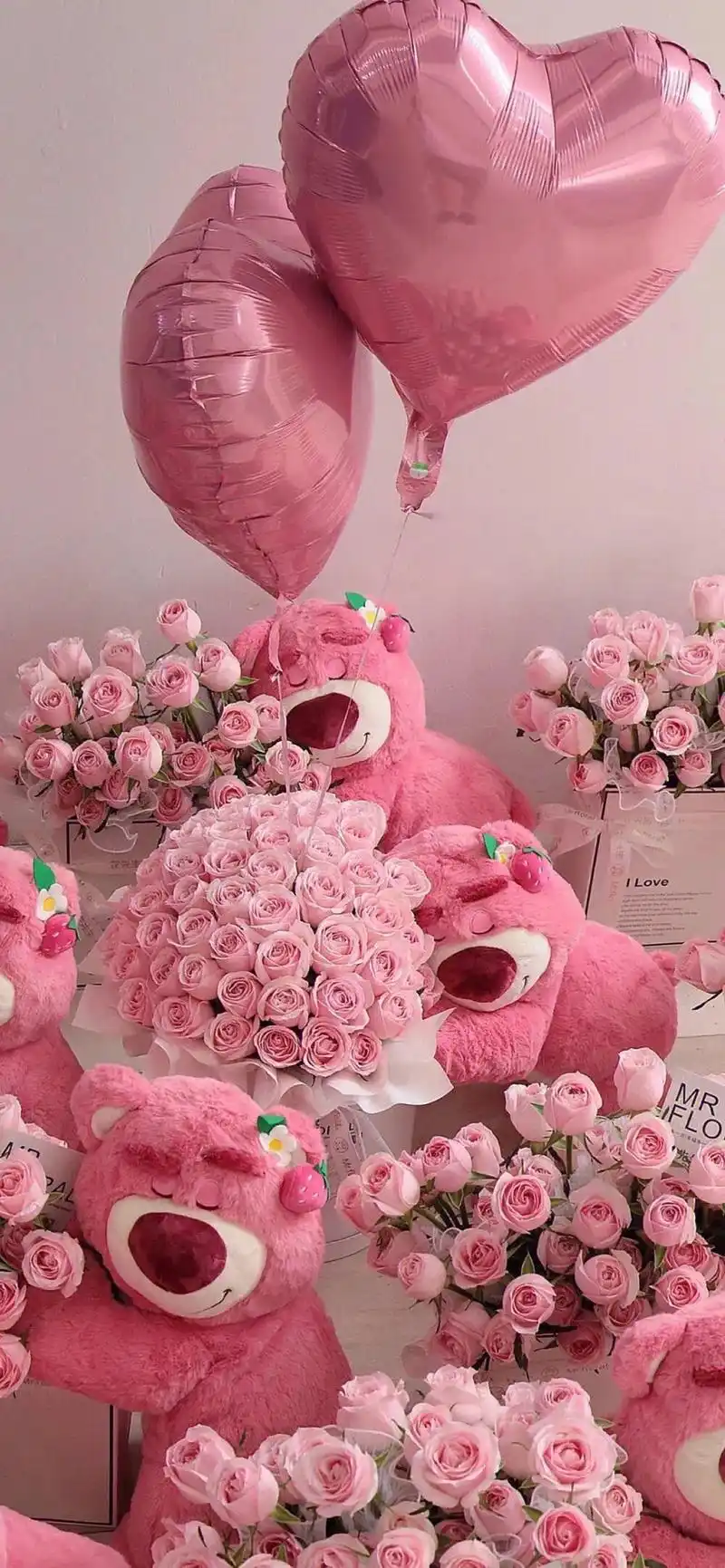 草莓熊 手机壁纸#少女心爆棚 - 抖音