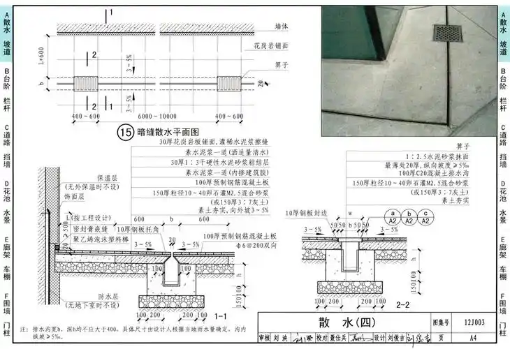 12j003室外工程做法图集