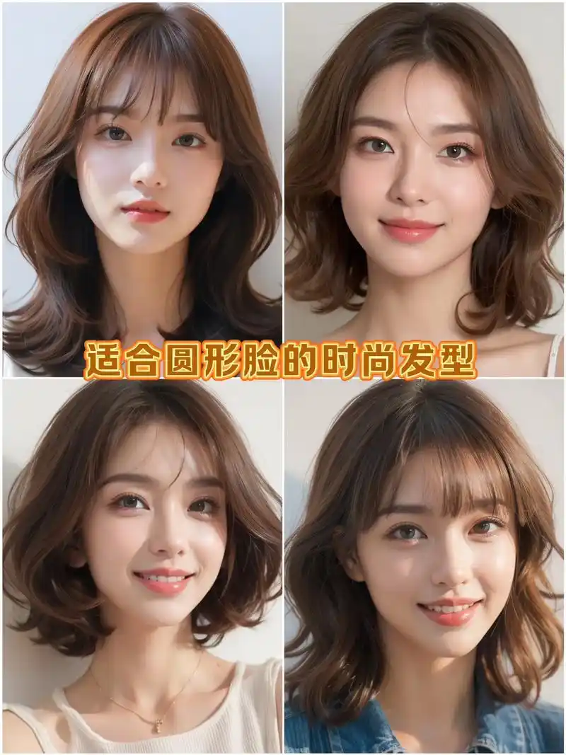 圆形脸发型怎么剪?#减龄发型 #谁剪谁 - 抖音