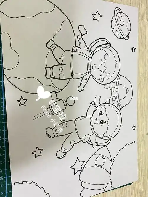 主题画我的梦想太空