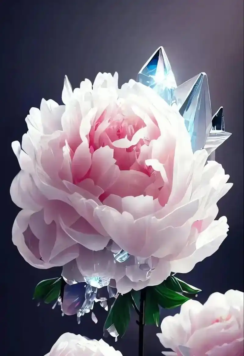 七彩精品牡丹美极了让你一天的心情好起来吧早安你好