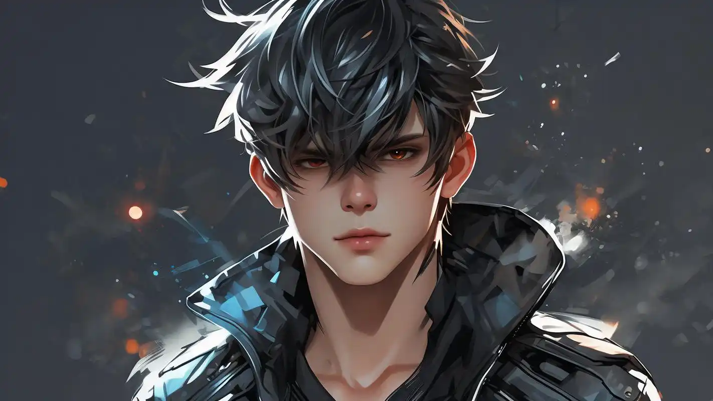 来看看这组二次元高冷男神露肤壁纸吧!