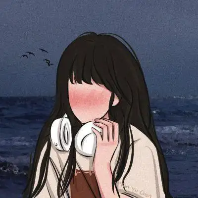 高级头像ins质感女动漫图片