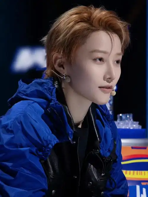 刘雨昕街舞5蓝黑拼接皮衣造型 认真帅气的刘队长,期待精彩表现__财经