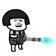 蘑菇头哒哒哒动图