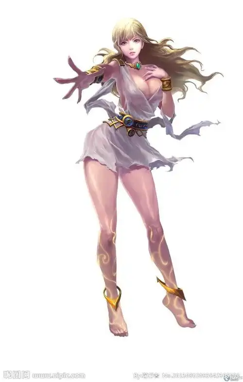 游戏美女设计图