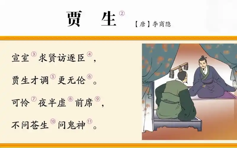 初中生常用古诗词(27)贾生