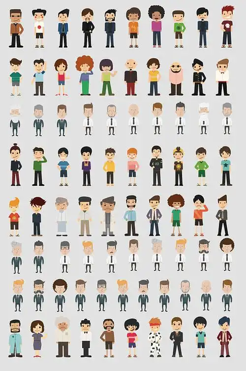 ai矢量卡通人物