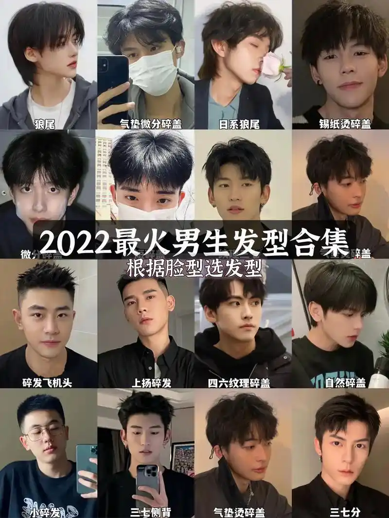 男生帅气发型合集.#男生发型推荐 #附近哪里做头发好 #原来 - 抖音
