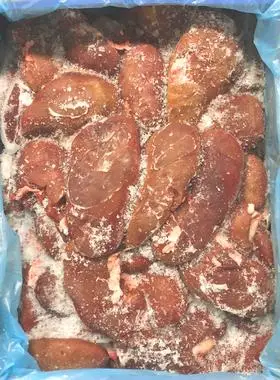新鲜冷冻猪腰子皇冠12.7斤/箱腰花