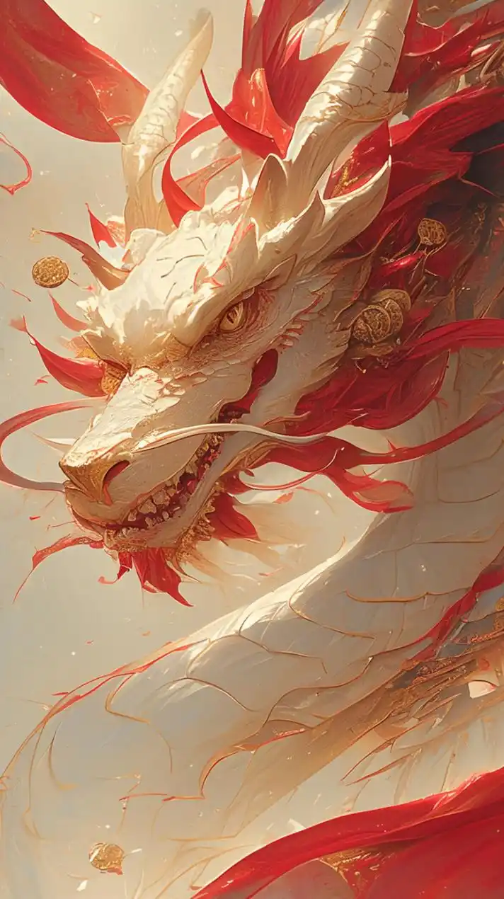 给您送电子年货啦炫彩龙舞迎新春海报新闻给您送高清龙壁纸啦