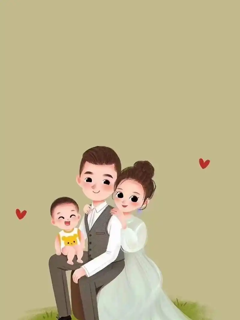 一家三口壁纸分享78