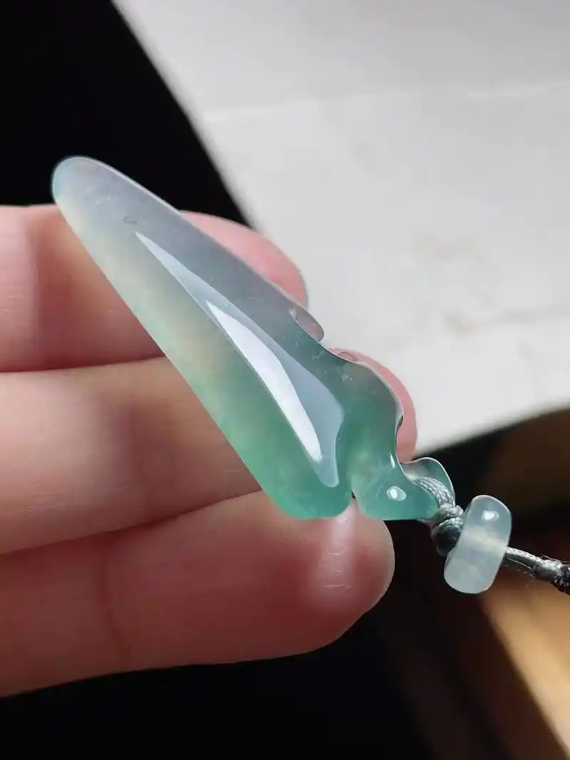 冰晴随形,完美配顶珠,尺寸43-15-8mm