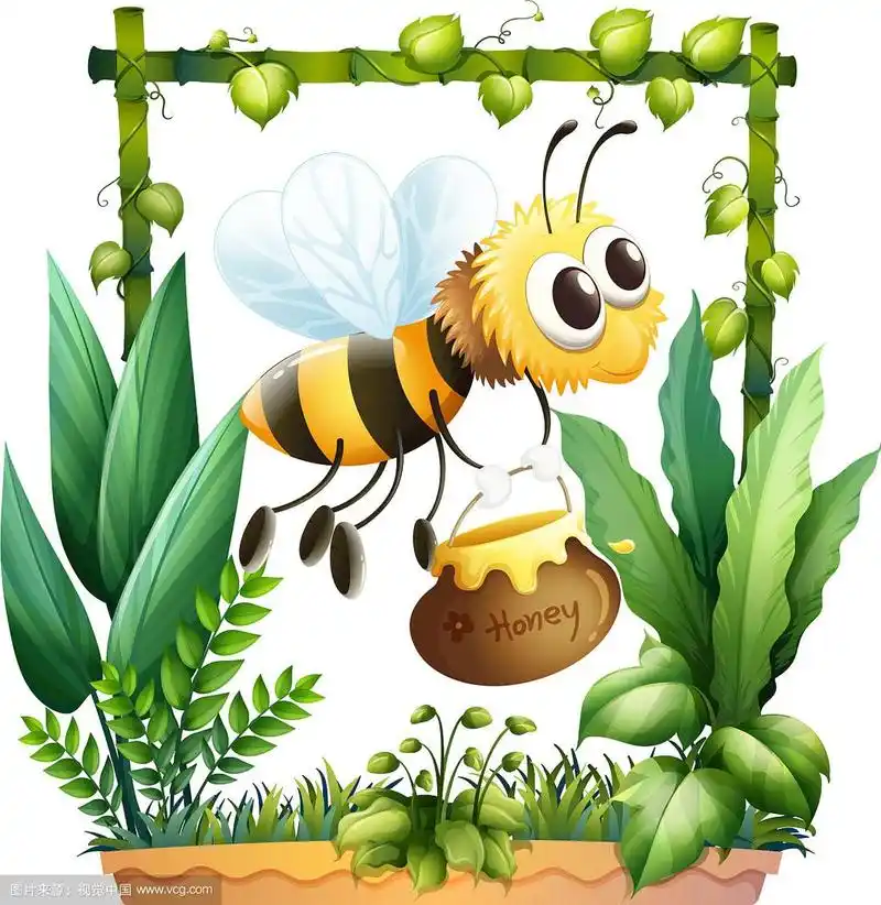 一只采蜜的蜜蜂