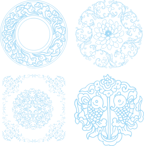 古典花纹素材图案