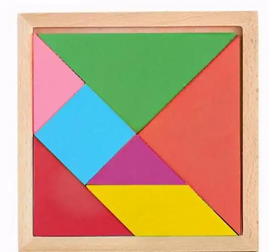 七巧板拼图有几种图形,七巧板只有三种图形