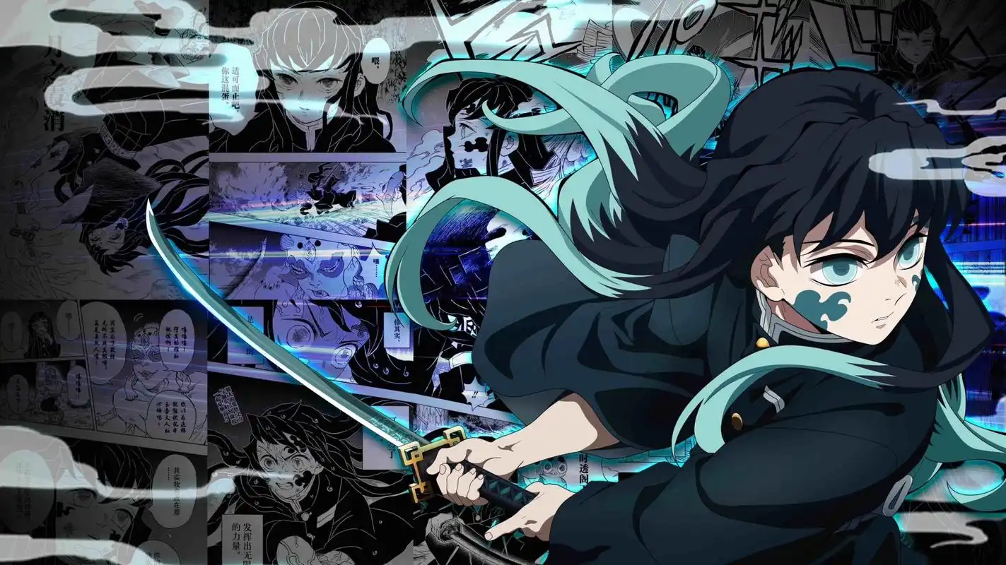 鬼灭之刃 锻刀村篇‖平板壁纸 "无一郎的无是无限的无!