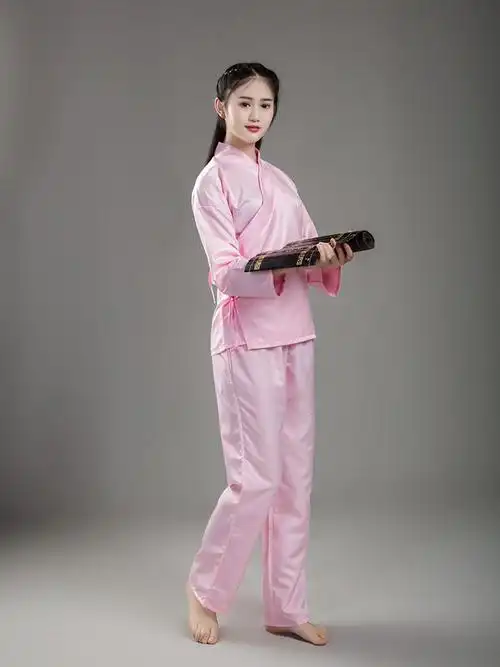 古装睡衣古装武侠里衣斜领男女汉服中衣蓝黄粉色汉唐寝衣打底中式内衣