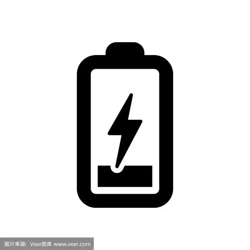 电池电量不足图标