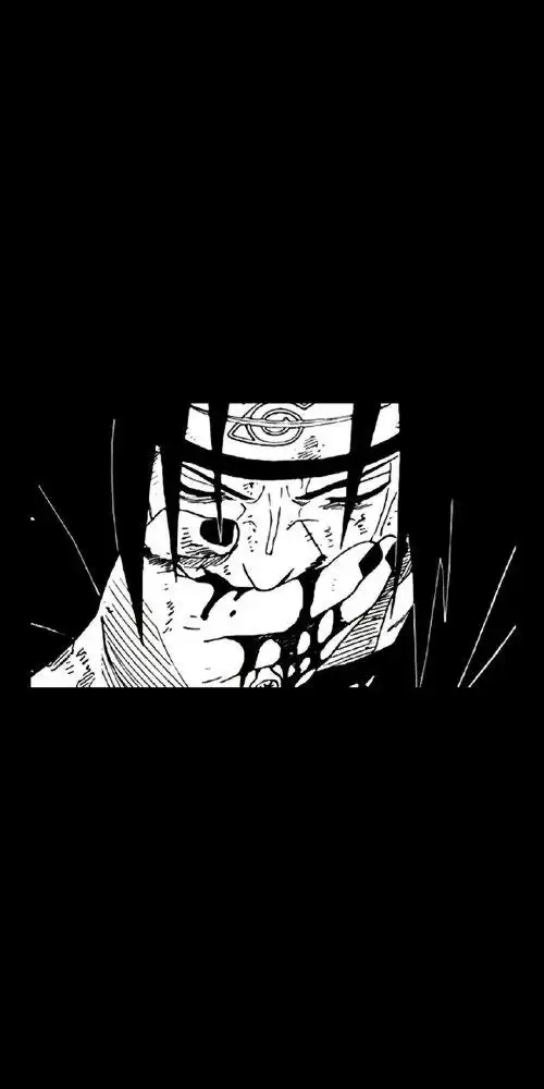 宇智波鼬黑白背景图_腾讯新闻