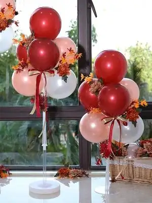 欧美婚房布置套装桌飘气球结婚装饰男女方卧室客厅简单大气高级.