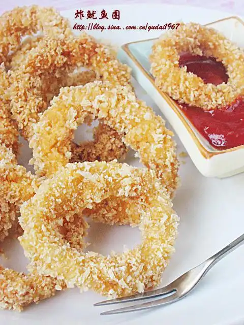 解馋小吃-----炸鱿鱼圈