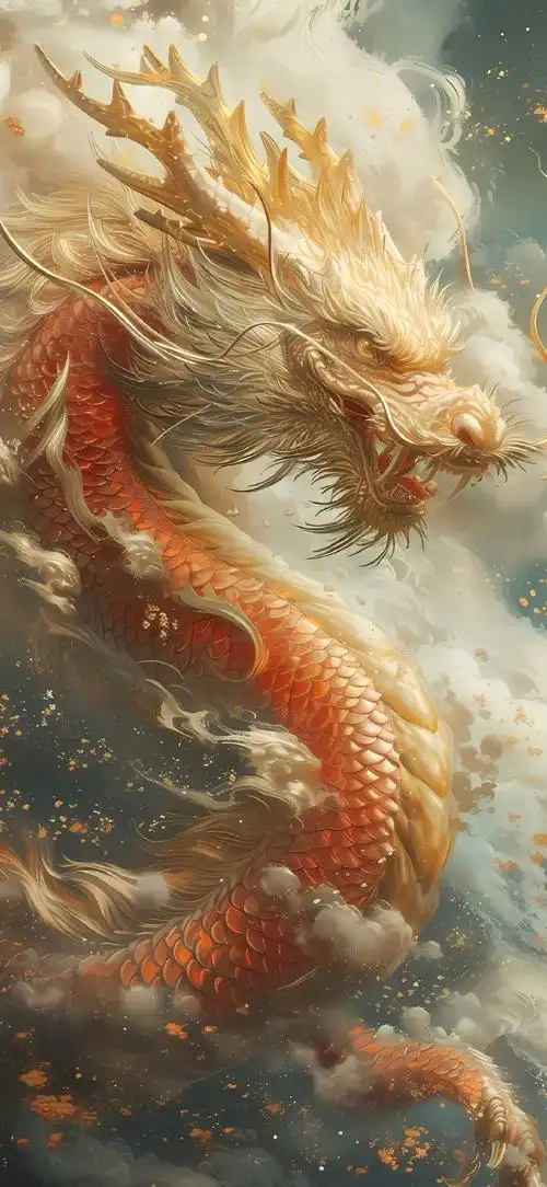 龙年送你9个美好祝愿#送大家几张非常帅气的龙年壁纸,祝大家龙运滚滚