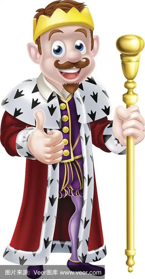 国王的卡通