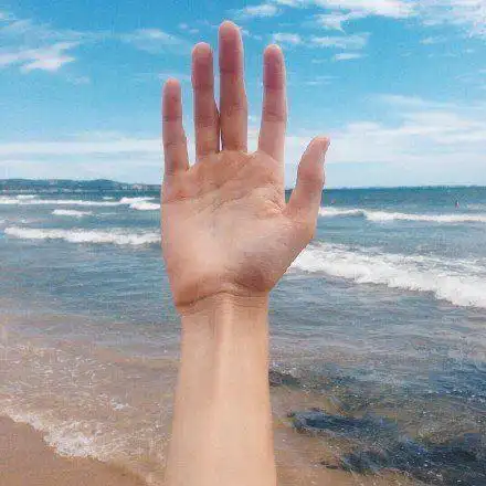 唯美小清新干净好看的手控图片大全