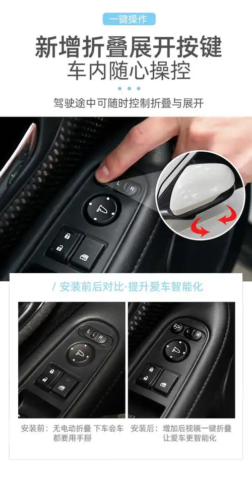 视镜电动折叠 带灯按键】,2021款新飞度【后视镜电动折叠 带灯按键】