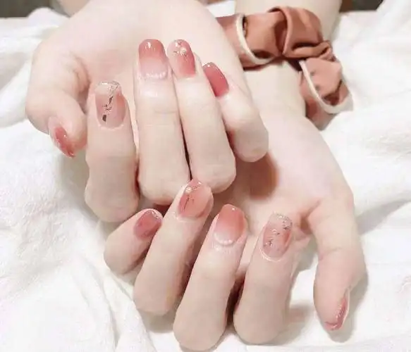 最新西柚果冻色婚甲,婚甲图片-lomo美甲