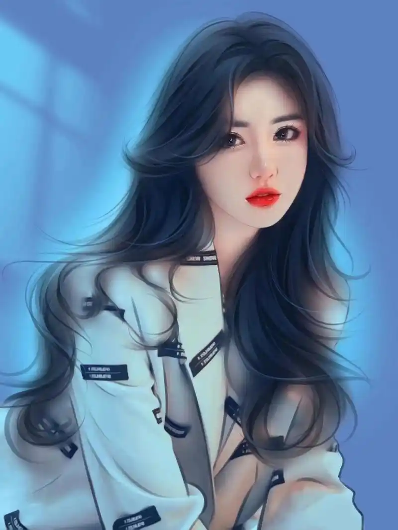 画一个高冷的女生手绘头像 气质美如花 绘画日常分享 分享一组高冷的