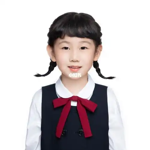 女鹅证件照天真蓝v海马体