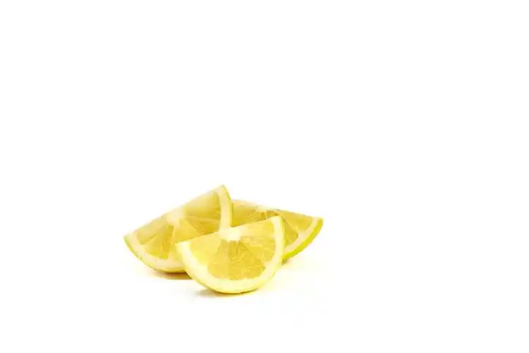 白底清新柠檬背景图片白色创意简约纹理背景图片白底极简柠檬背景图片