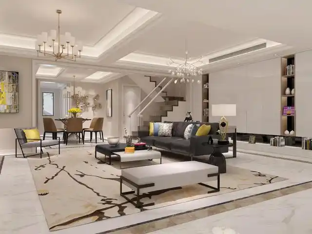 200平米现代风格别墅,预算26万,点击看效果图!-阿卡迪亚装修