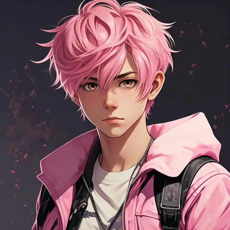 来看看这组粉色系男生头像吧!