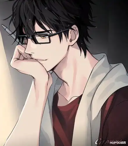 透过镜片看到的世界黑发眼镜男特辑