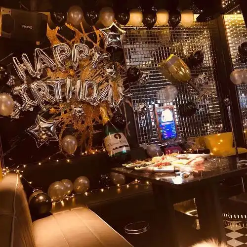 浪漫生日派对气球告白节日布置闺蜜宝宝儿童酒店ktv星星灯装饰豪华重