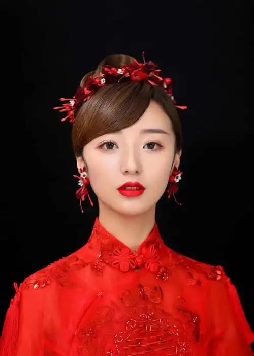 【短发中式造型】 总监档 全日跟妆 送亲友妆