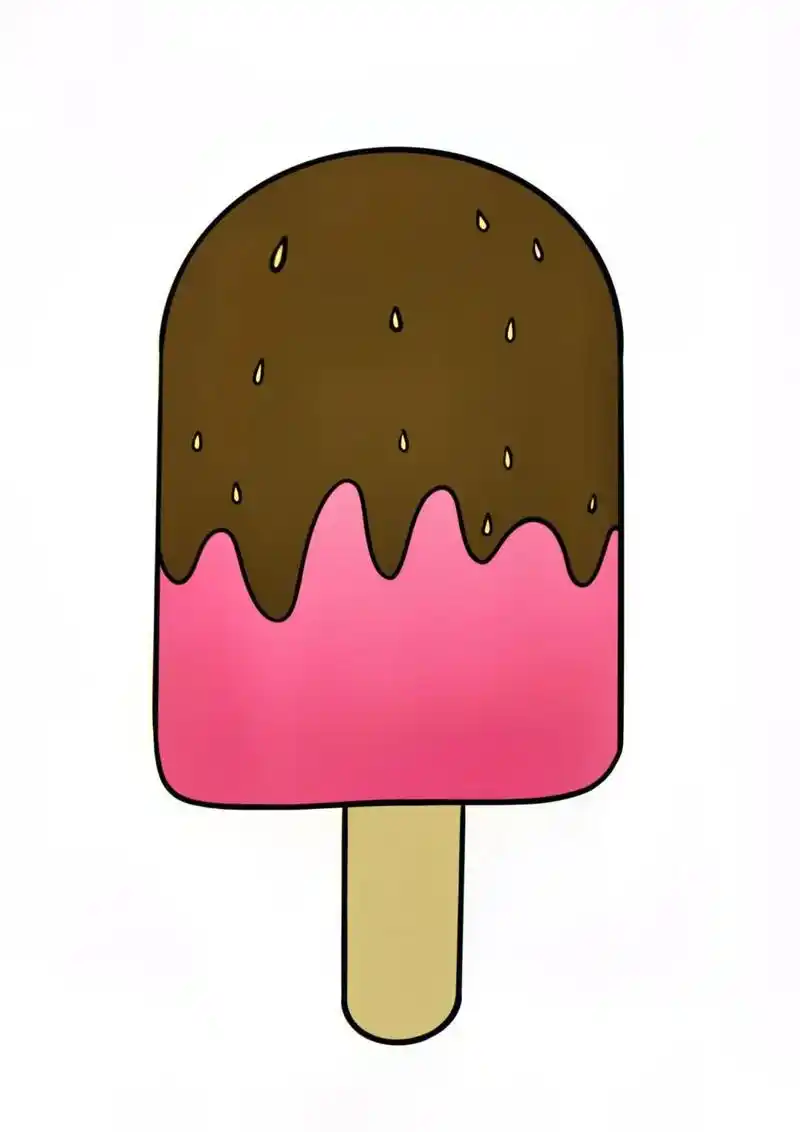 雪糕简笔画教学