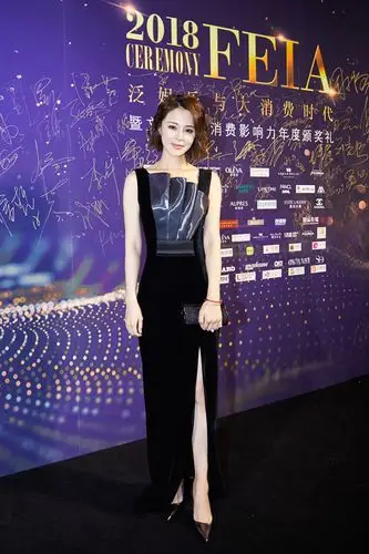 关悦黑丝绒礼服显优雅 获年度风尚明星出品人奖