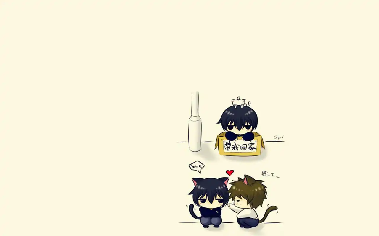 小清新简约手绘卡通可爱图案图片素材桌面壁纸下载