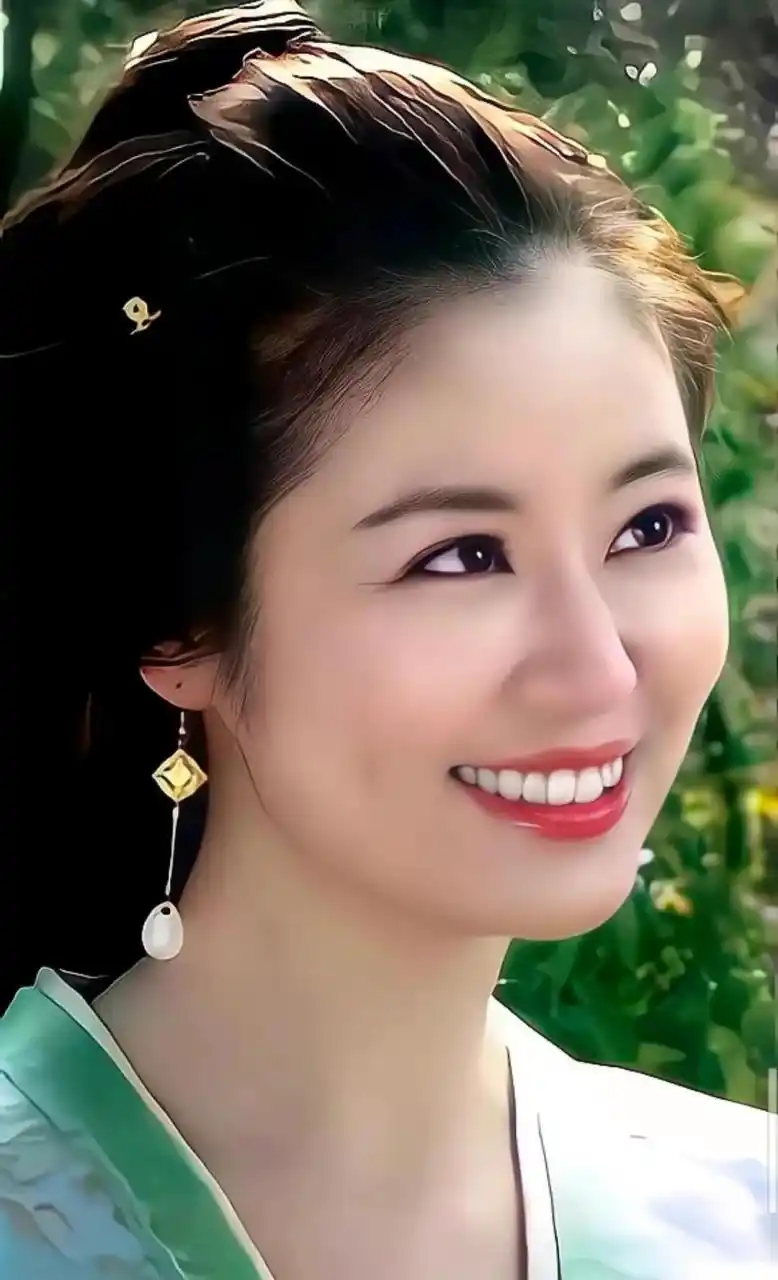 林心如迷人的微笑,全世界最好看的林心如