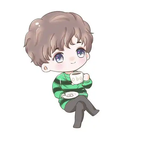 蔡徐坤手绘漫画人物