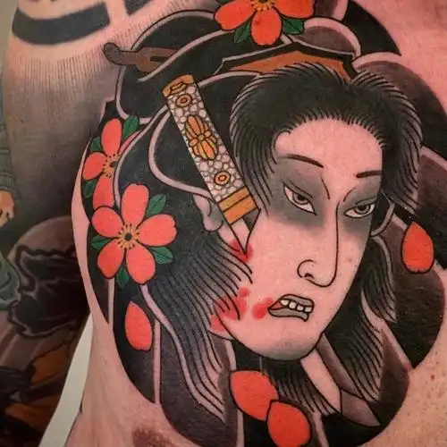 纹身图案分享日式2