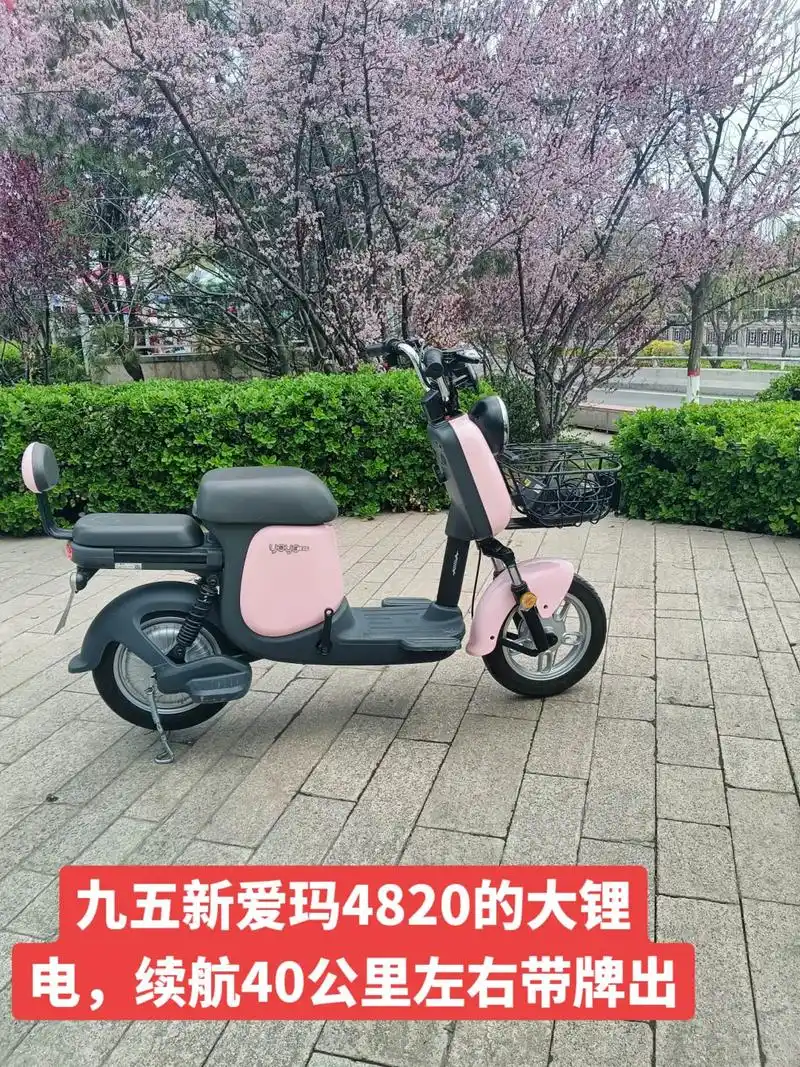 九五新爱玛4820的大锂电.续航40公里左右带牌出价位不高感 - 抖音