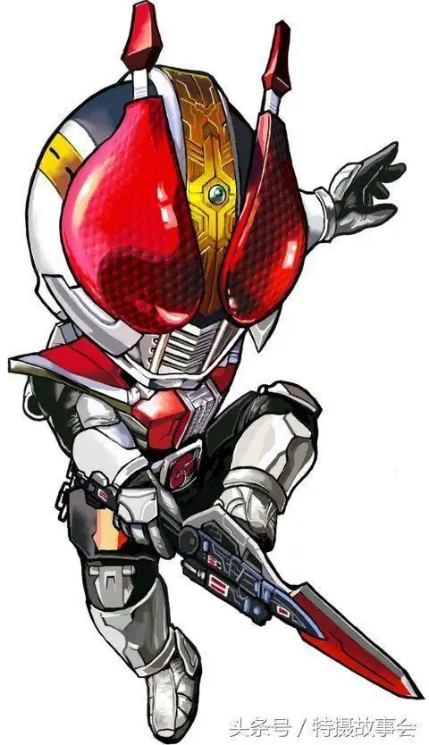 假面骑士甲斗q版简笔画