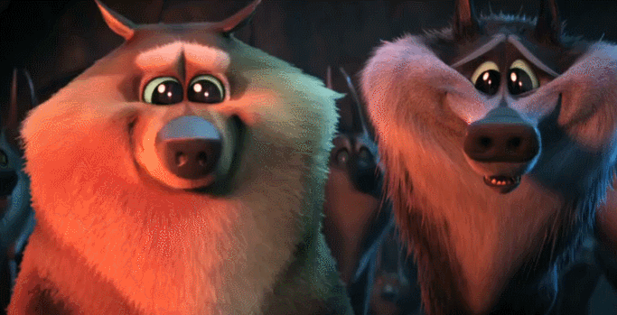 可爱 感叹 歪头 狼 电影 萌化了 逗鸟外传萌宝满天飞