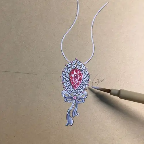 珠宝手绘设计