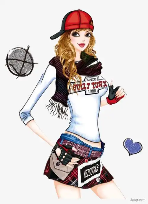 举报  标签:手绘手绘女孩漂亮棒球服戴帽子的女孩长发美女时尚pop手绘